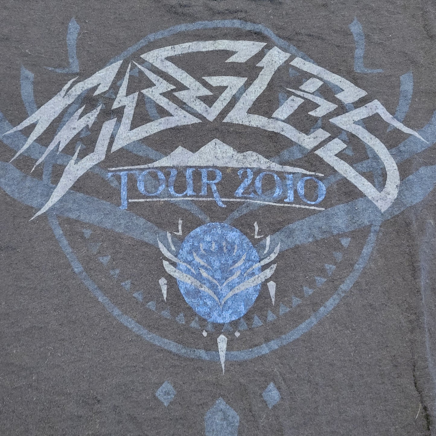 Women's Small (S) Black Semi Sheer 2010 Eagles Tour Shirt