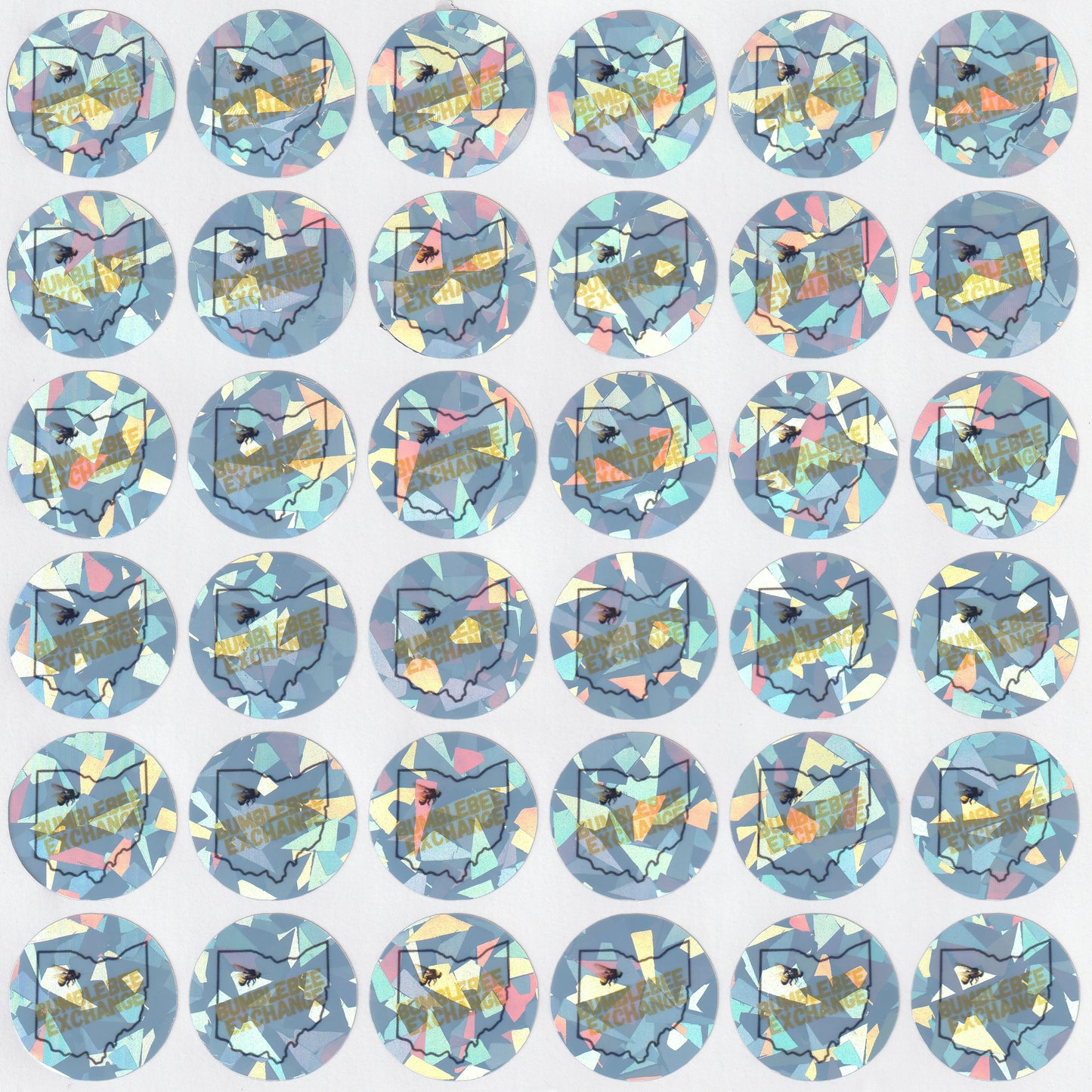 1" Round Custom Branded Stickers