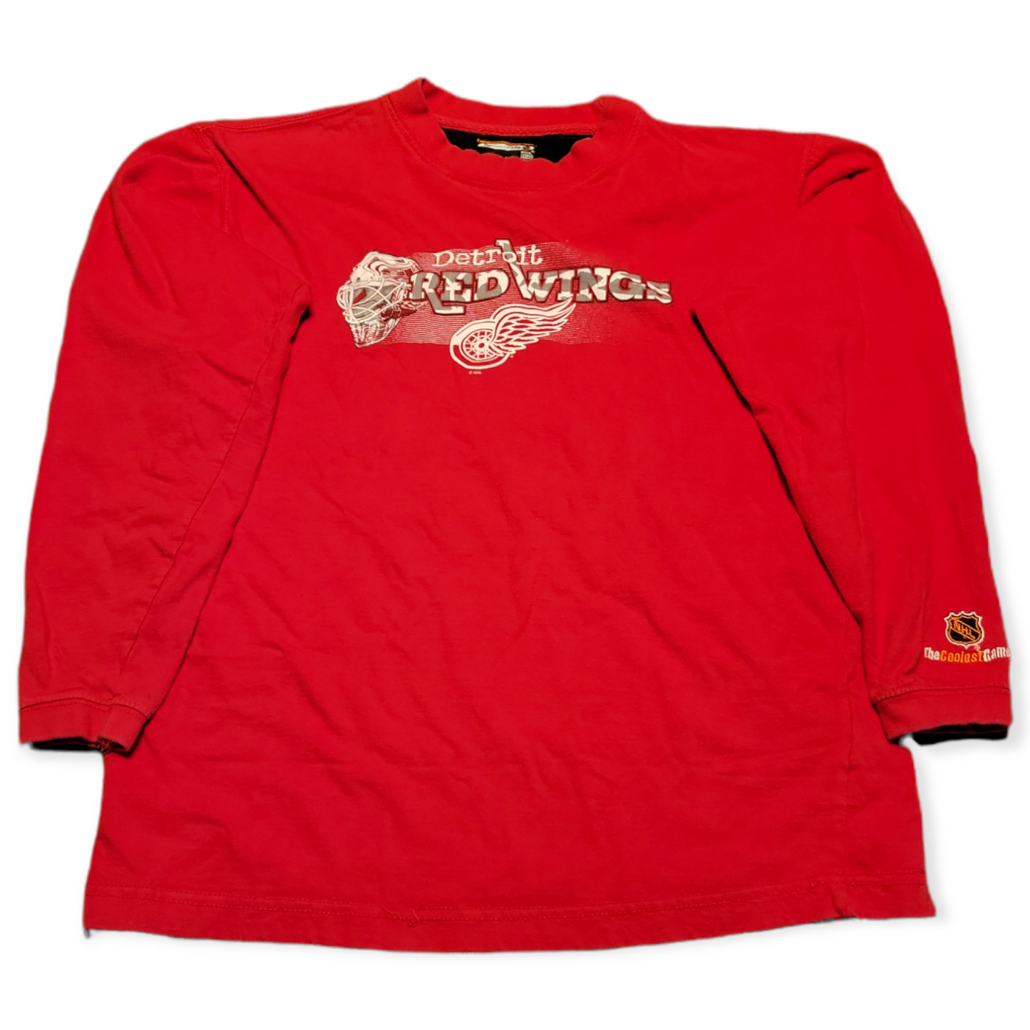 Youth Extra Large (16/18) NHL Detroit Red Wings Long Sleeve Shirt