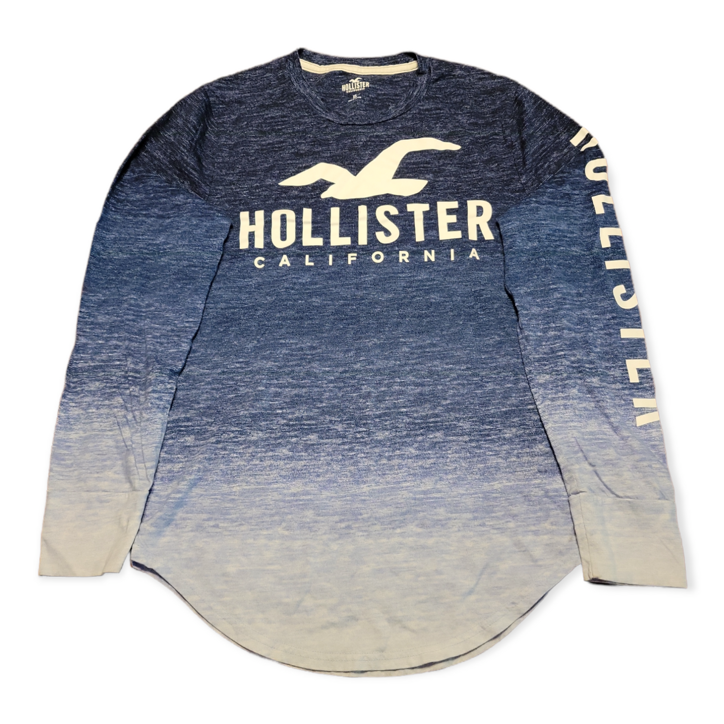 Women's Extra Small (XS) Hollister Blue Long Sleeve Shirt
