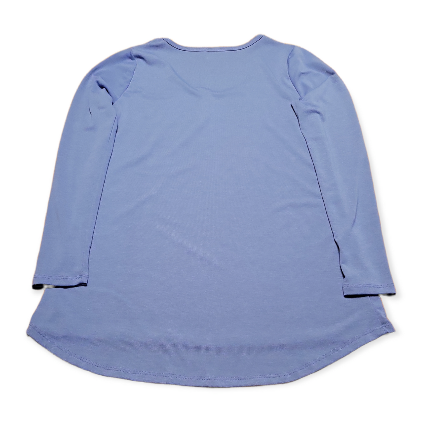 LulaRoe Blue Curved Hem Shirt - Women's Extra Small (XS)