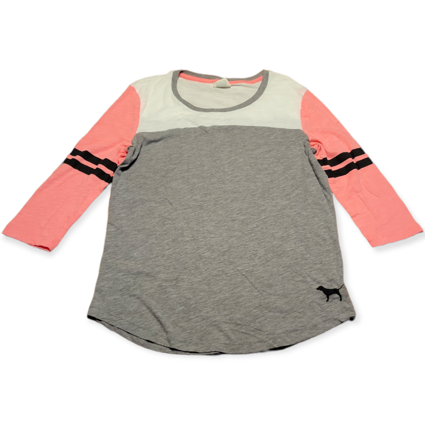 Pink By Victoria Secret Baseball Style T-Shirt - Women's Small (S)