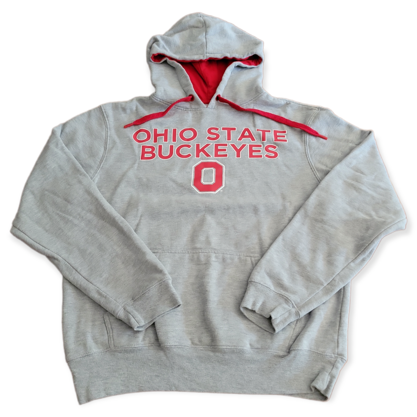 Women's Medium (M) NCAA Ohio State Buckeyes Scarlet & Gray OSU Hoodie