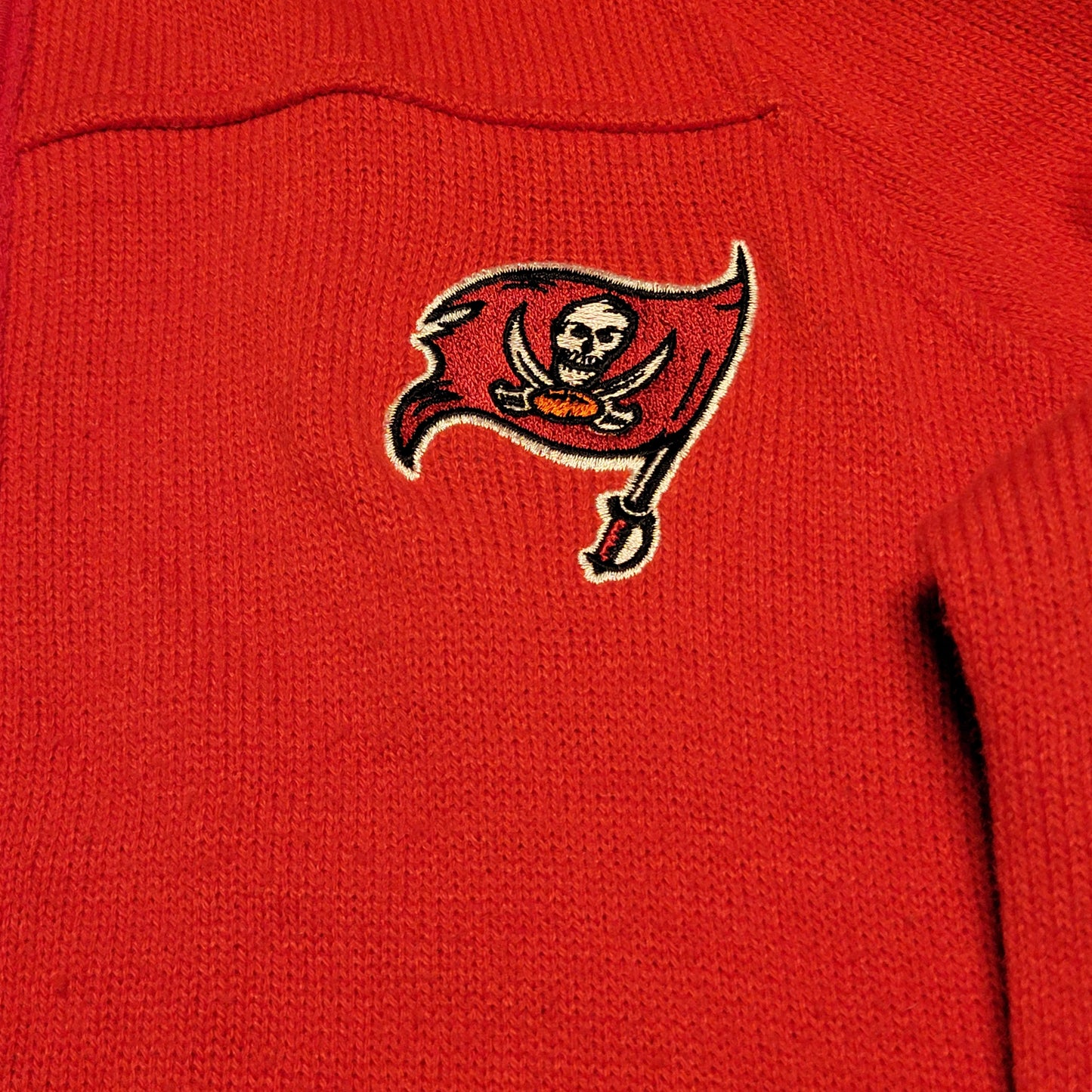 Pre-Owned Women's Large (L) Tampa Bay Buccaneers Zip-up Cardigan