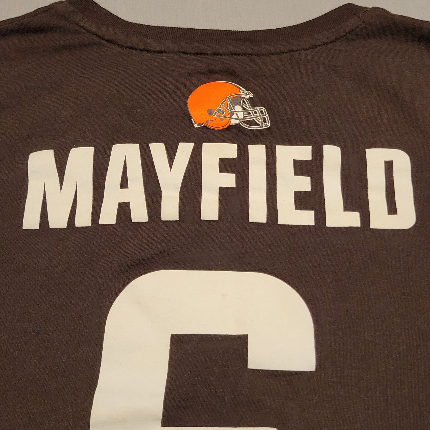 Pre-Owned Youth Medium (M) 10-12 Cleveland Browns Baker Mayfield T-Shirt