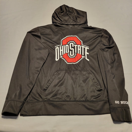 Pre-Owned Large (L) NCAA Ohio State Buckeyes Black Hoodie
