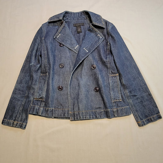 Pre-Owned Women's Extra Small (XS) The Limited Double Breasted Denim Jacket