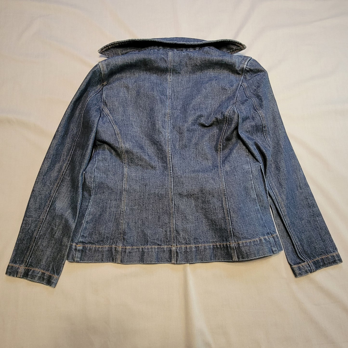 Pre-Owned Women's Extra Small (XS) The Limited Double Breasted Denim Jacket