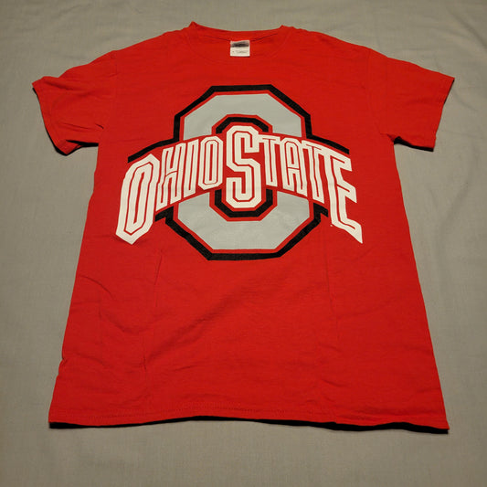 Pre-Owned Men's Small (S) Red NCAA Ohio State Buckeyes T-Shirt