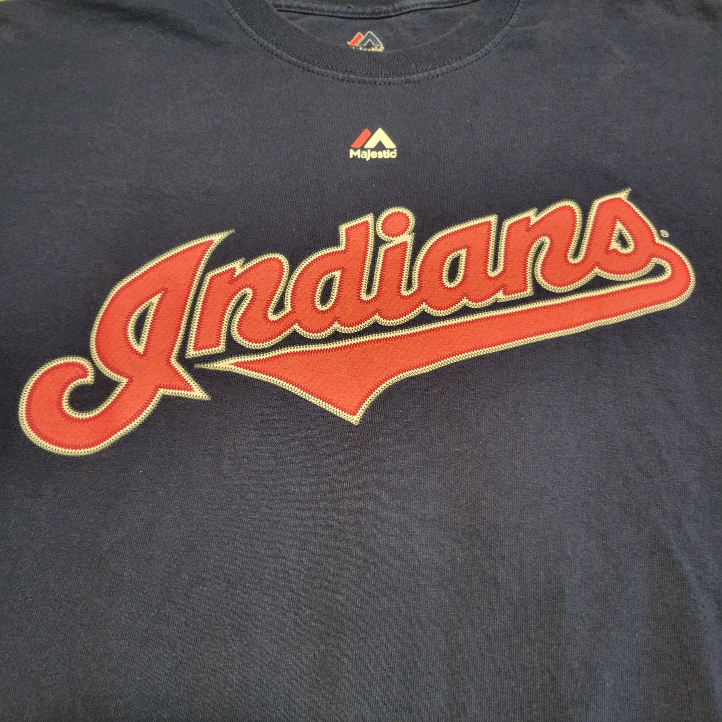 Pre-Owned Men's Medium (M) MLB Cleveland Indians T-Shirt - #12 Francisco Lindor