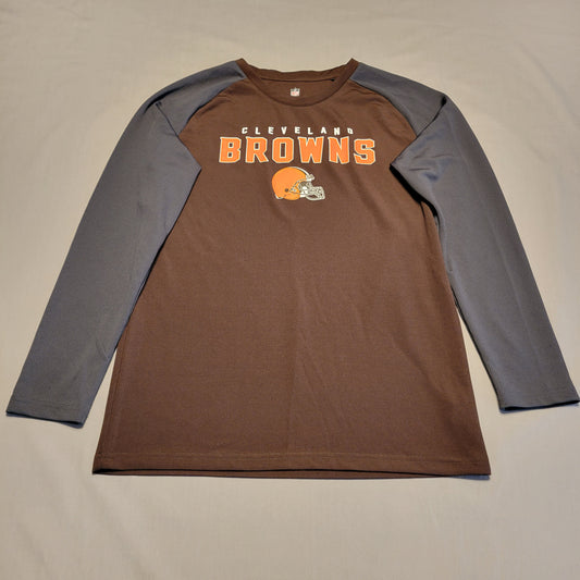 Pre-Owned Youth Large (L) NFL Cleveland Browns Long Sleeve Shirt