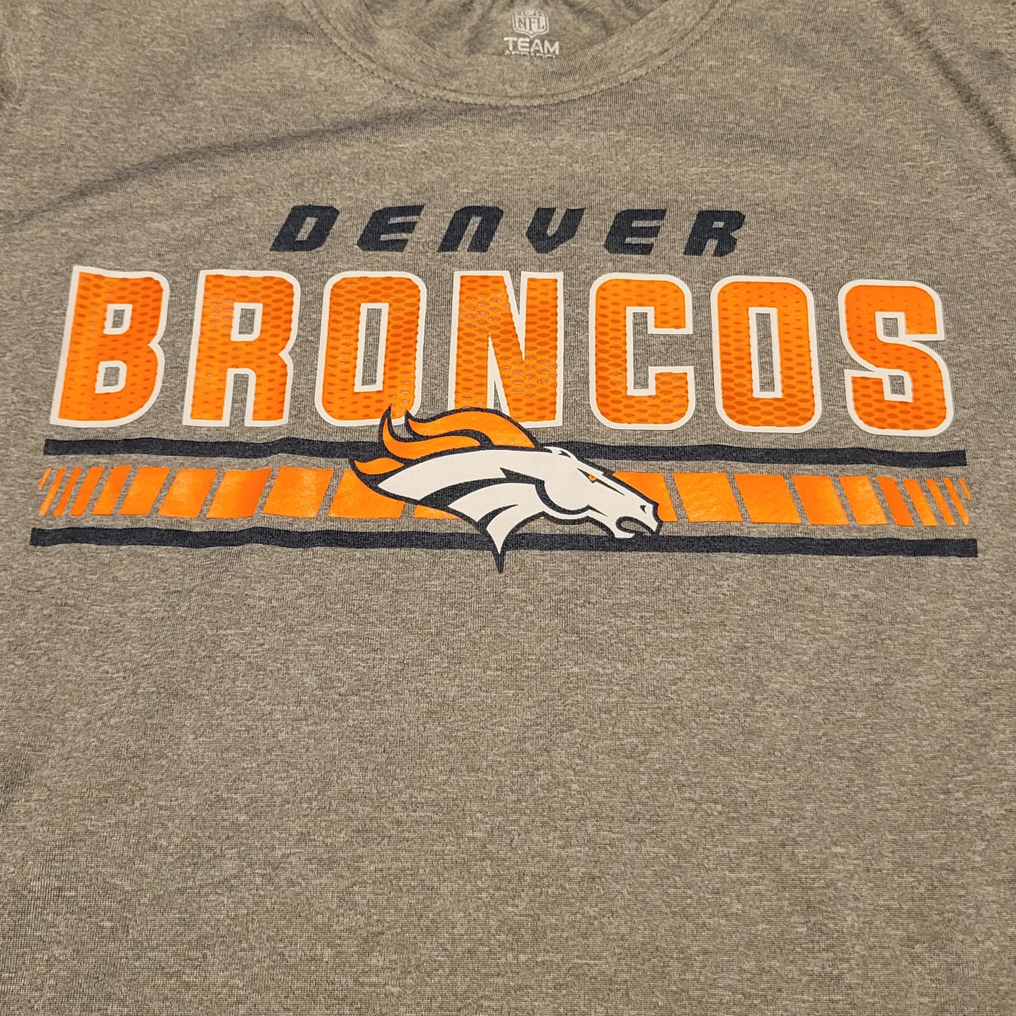 Pre-Owned Youth Large (10/12) Gray NFL Denver Broncos T-Shirt