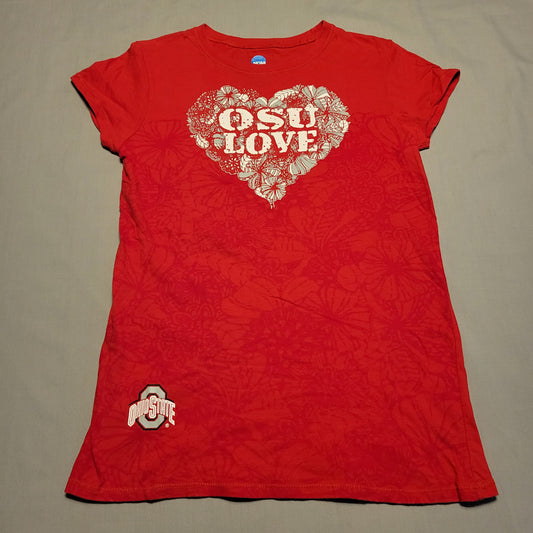 Pre-Owned Women's Large (L) NCAA Ohio State Buckeyes "OSU Love" T-Shirt