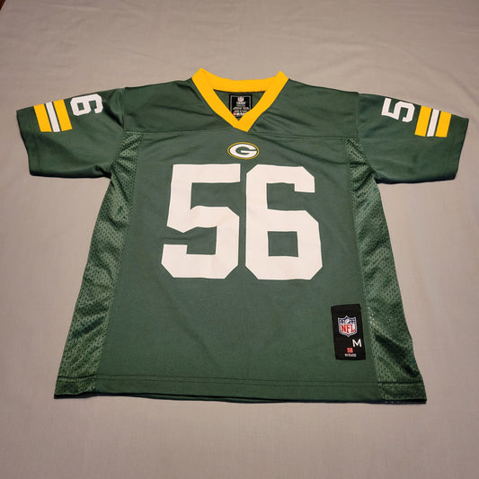 Pre-Owned Youth Medium (10/12) NFL Green Bay Packers Jersey - #56 Julius Peppers