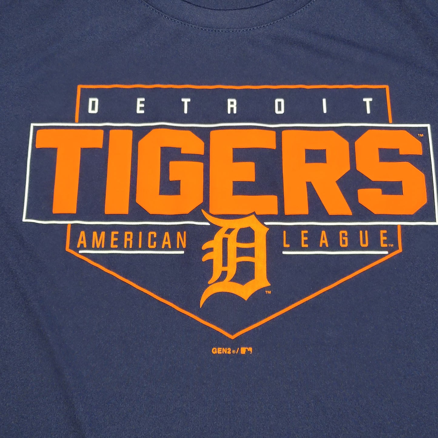 Pre-Owned Youth Large (L) Blue MLB Detroit Tigers T-Shirt
