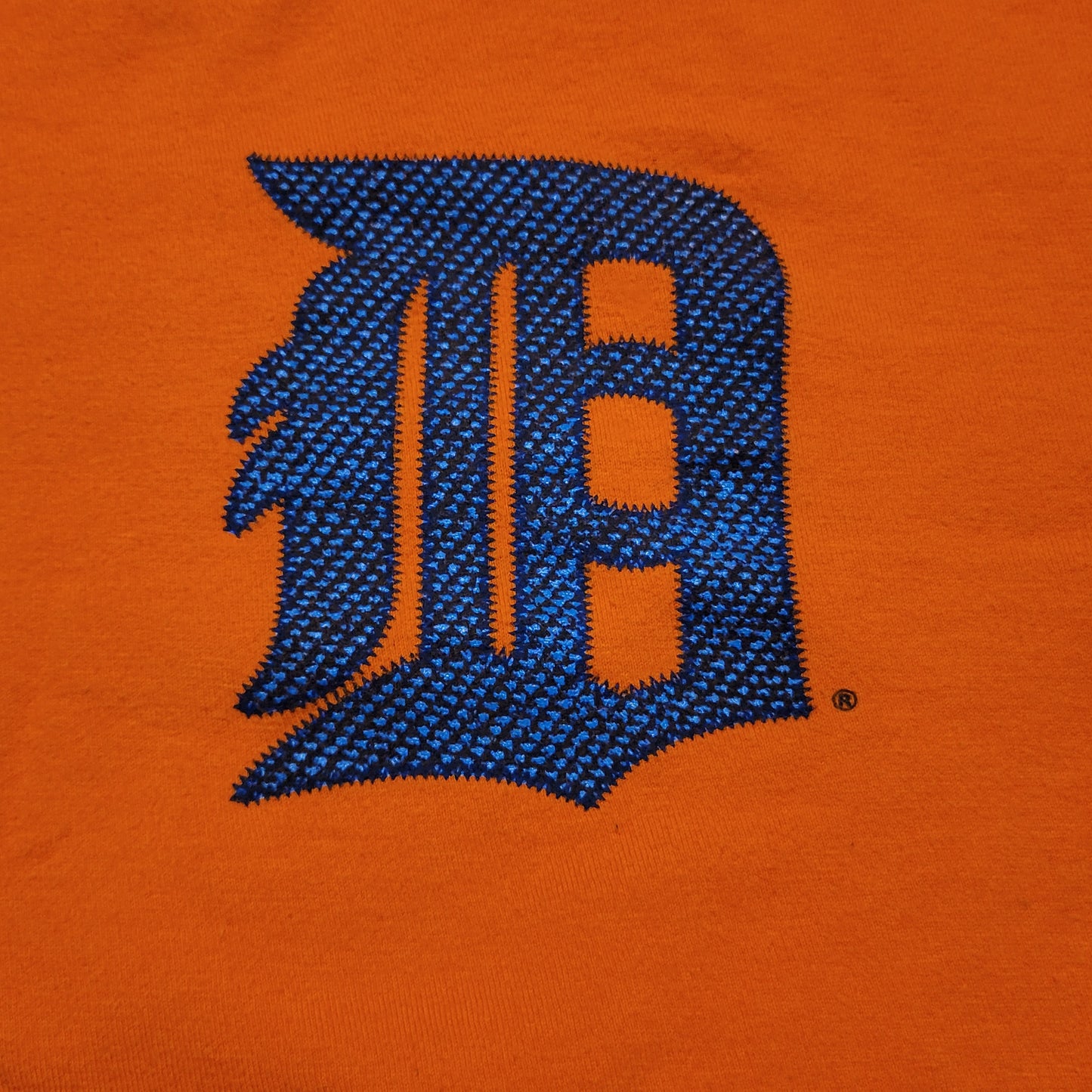 Pre-Owned Youth Medium (10/12) Orange MLB Detroit Tigers T-Shirt - #24 Miguel Cabrera