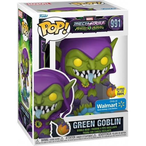 Funko POP! Marvel #991 MechStrike Monster Hunters - Green Goblin (Walmart Exclusive - Glows in the Dark)
