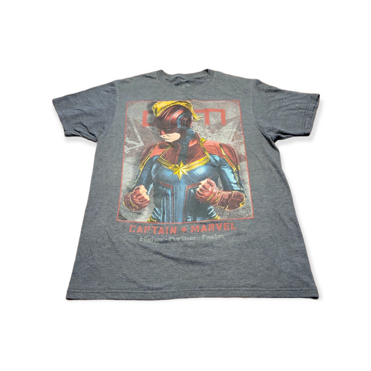 Pre-Owned Unisex Medium (M) Marvel Comics Captain Marvel T-Shirt