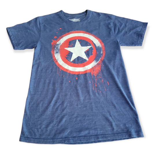 Unisex Small (S) Marvel Comics Captain America Shield T-Shirt