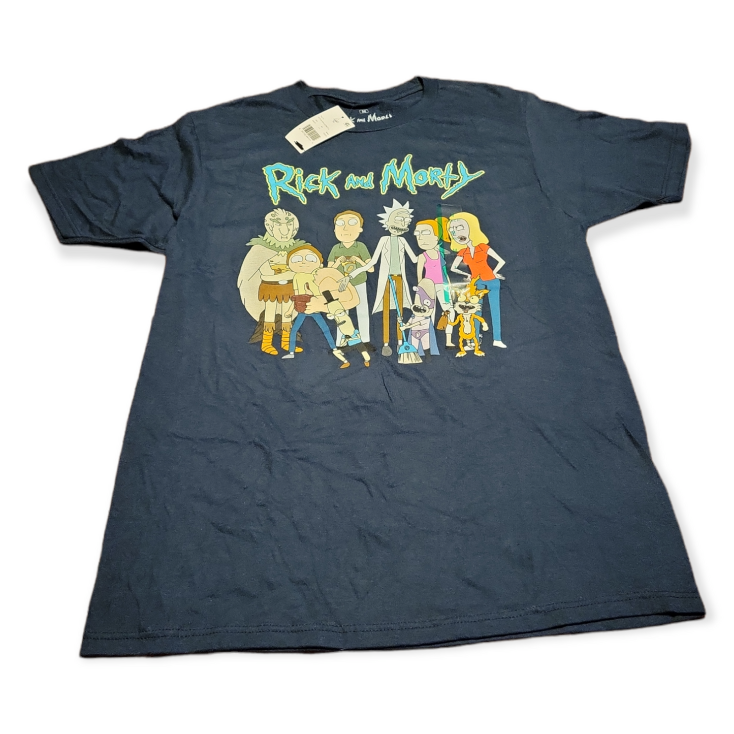 Unisex Medium (M) Adult Swim Rick and Morty Athletic Fit T-shirt