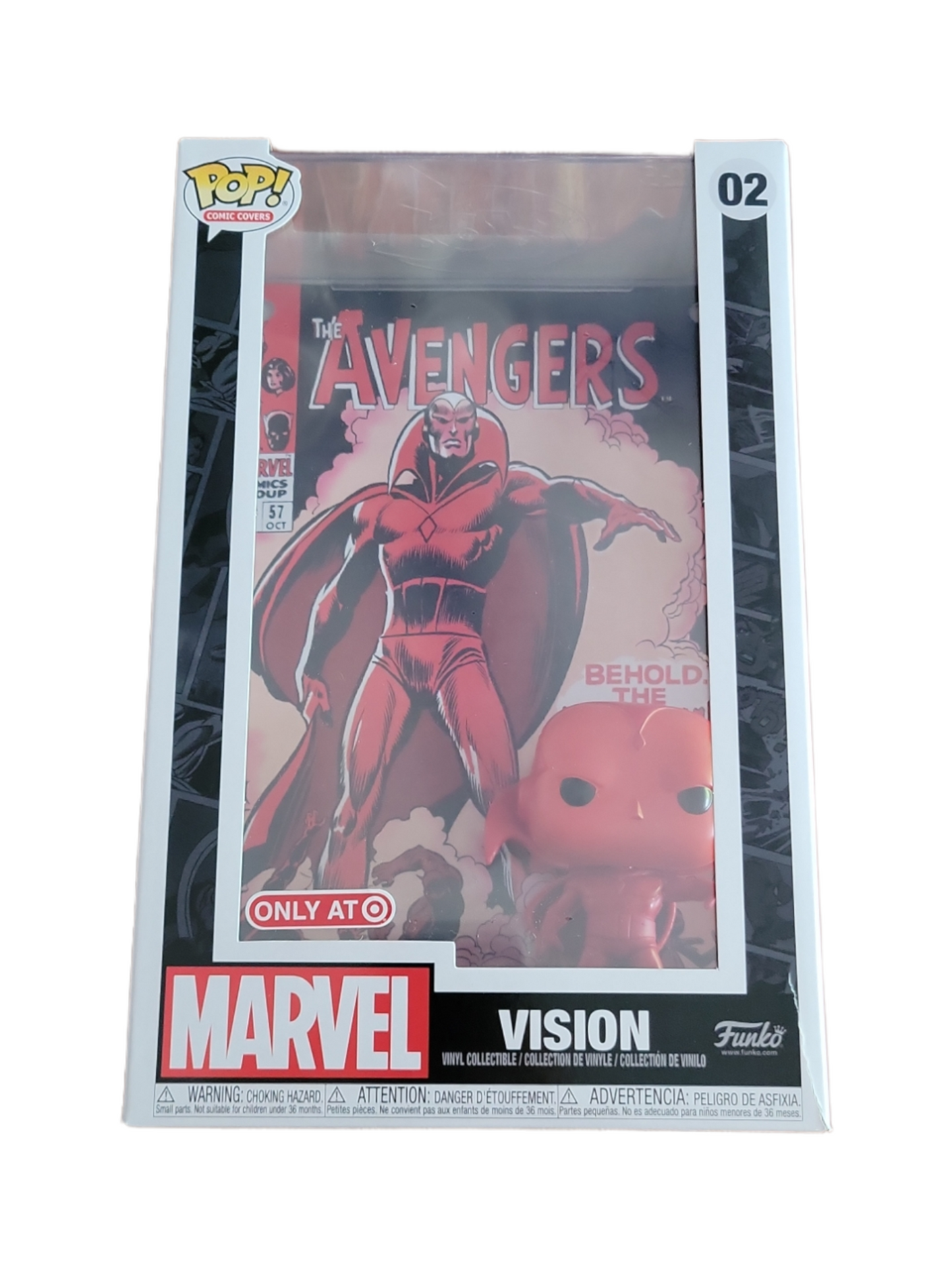 Funko POP! Comic Covers #2 - The Avengers #57 - Vision (Target Exclusive)